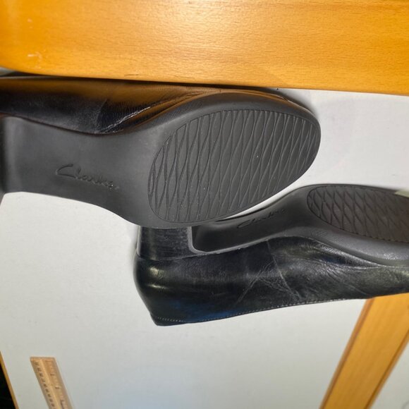 Clarks - Size 6.5M - Womens Artisan Black Rosalyn Belle Classic Heels - Picture 13 of 14
